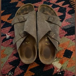 Birkenstock Zurich tan suede, size 39